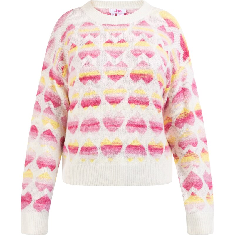 MYMO Sveter Blonda žltá / ružová / purpurová / vaječná škrupina 54235808