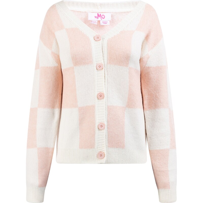 MYMO Kardigán Blonda krémová / svetloružová 54235847