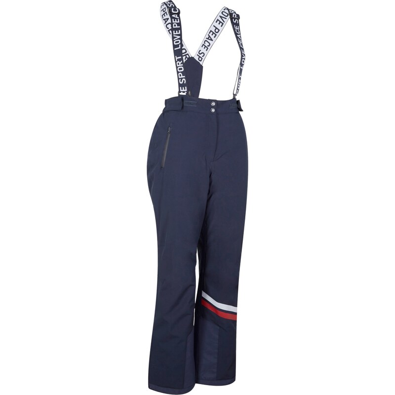 bonprix Funkčné termo lyžiarske nohavice s odnímateľnými trakmi, 46385824