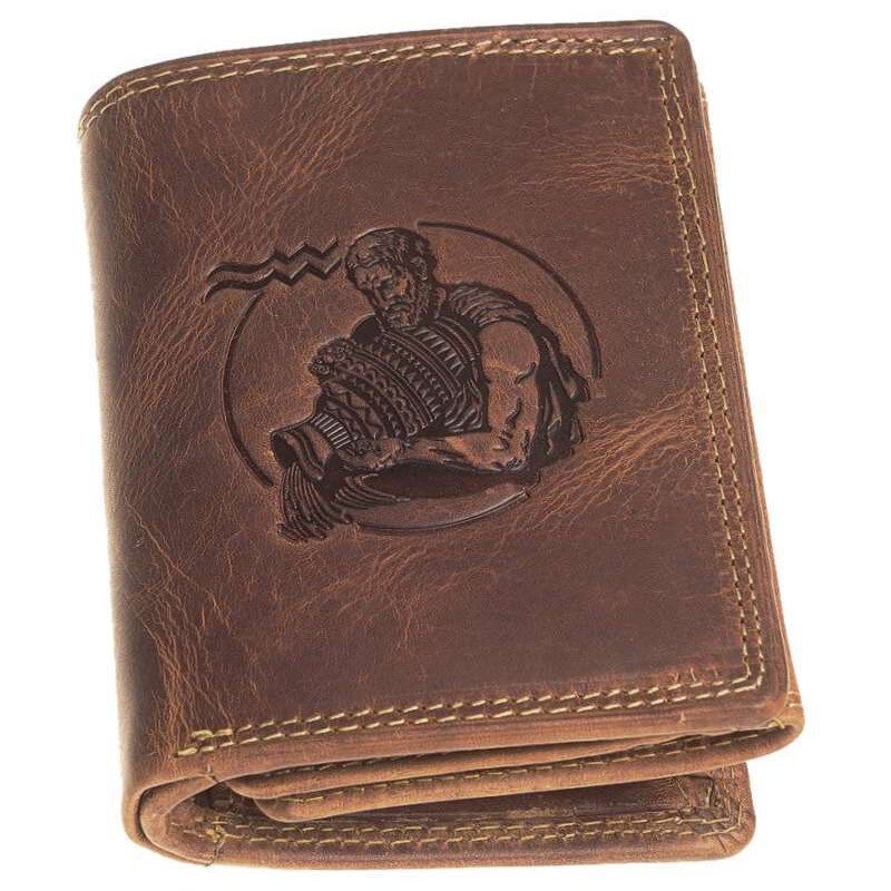 Kožená peňaženka Zverokruh Vodnár 19869383