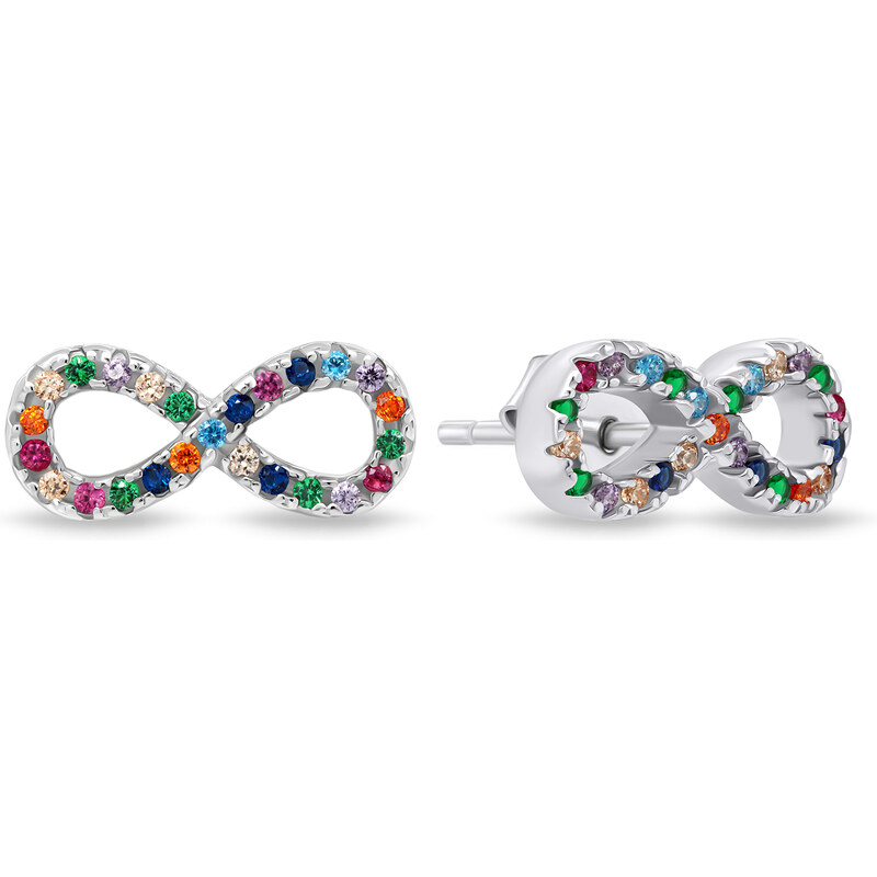 Brilio Silver Obľúbené strieborné náušnice Nekonečno EA608WRBW 66579853