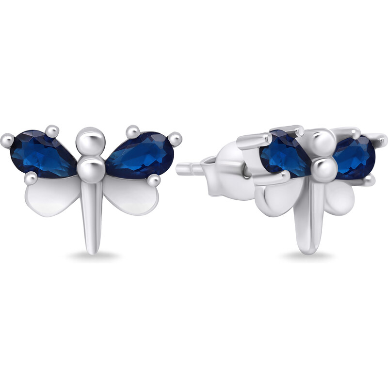 Brilio Silver Krásne strieborné náušnice Vážky EA716W 66580485