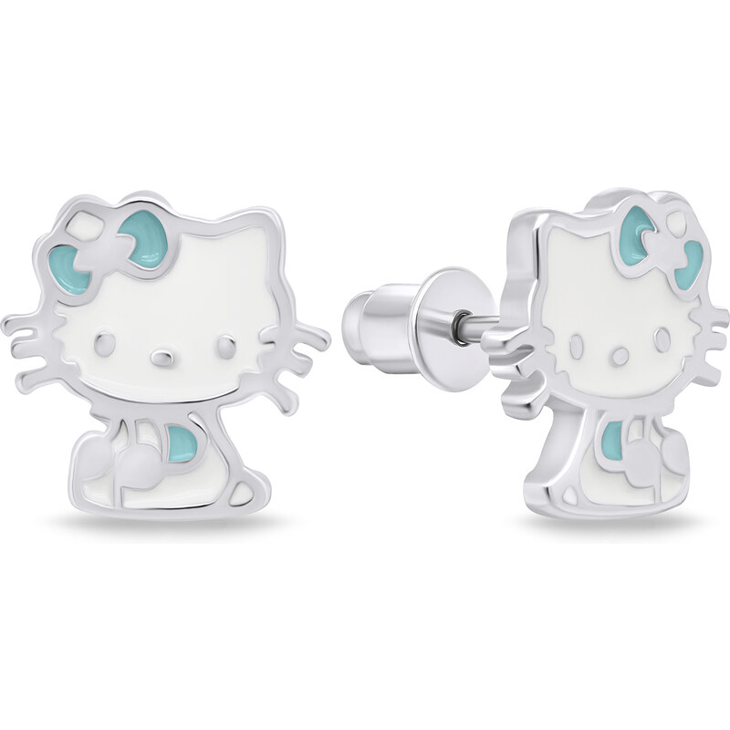 Brilio Silver Hravé strieborné náušnice Mačičky EA706W 66595030