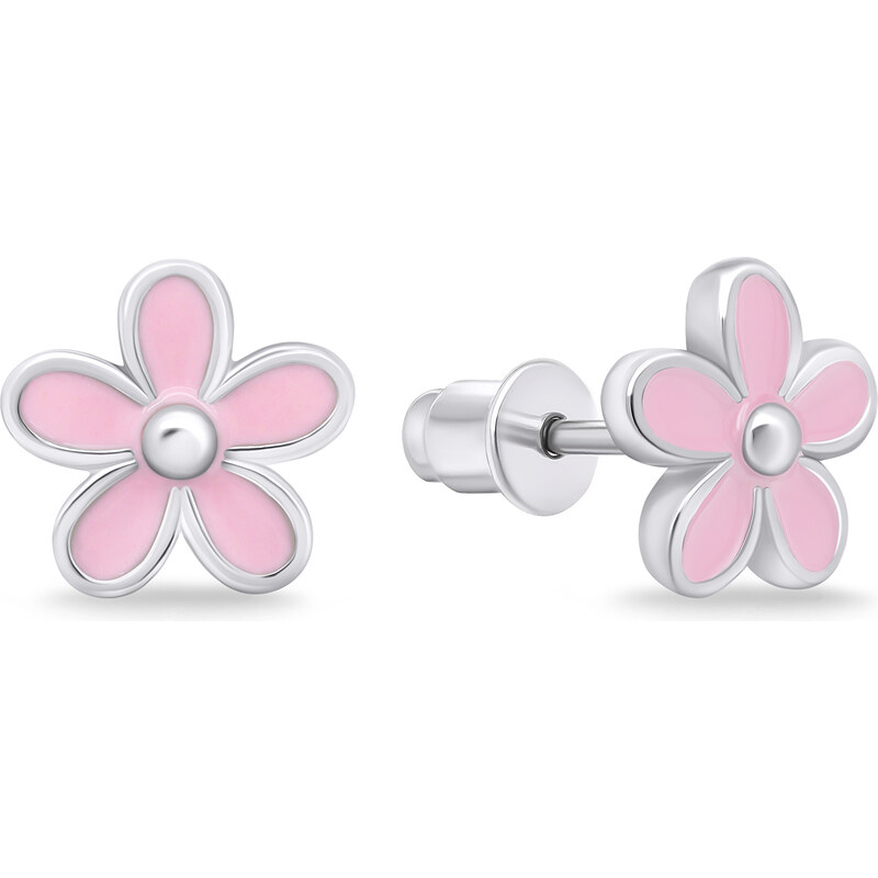 Brilio Silver Pôvabné strieborné náušnice Kytičky EA704WP 66615788