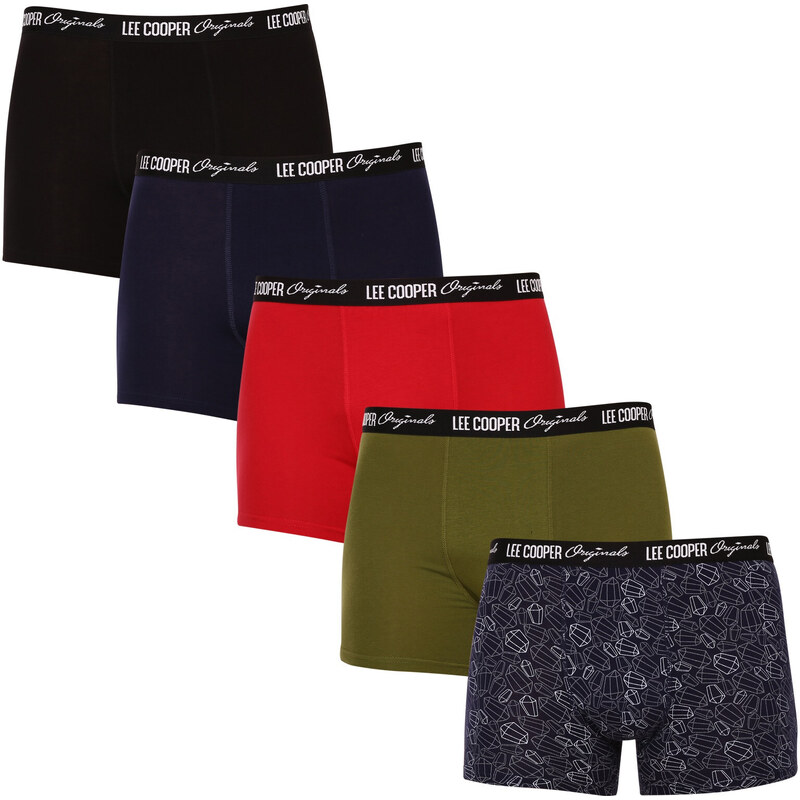 Lee Cooper 3PACK pánske boxerky viacfarebné (LCUBOX3P4-1946712