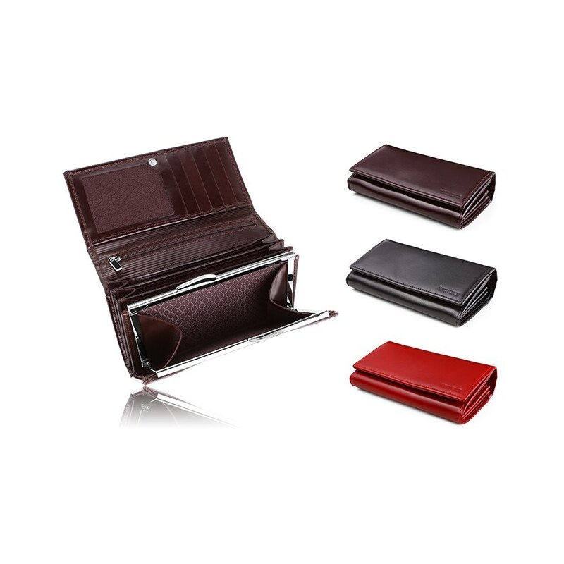 VOOC Elegantná dámska kožená peňaženka PPD 3 214 37893652