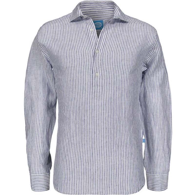 Camicia Uomo Panareha Krabi In Lino 100% Vichy - Leggera, Traspirante, Perfetta Per L'estate