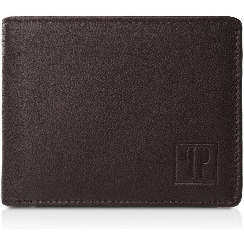 PAOLO PERUZZI Pánska kožená peňaženka RFID T-66-BR | hnedá T-66-BR 36692033