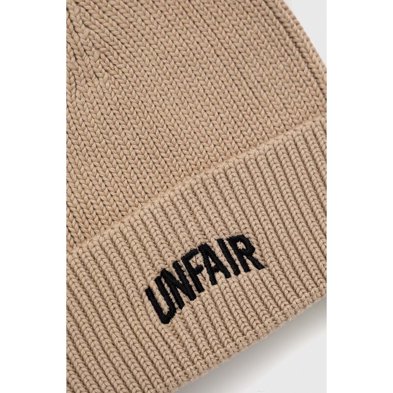 bavlnená čiapka Unfair Athletics , béžová farba, bavlnená