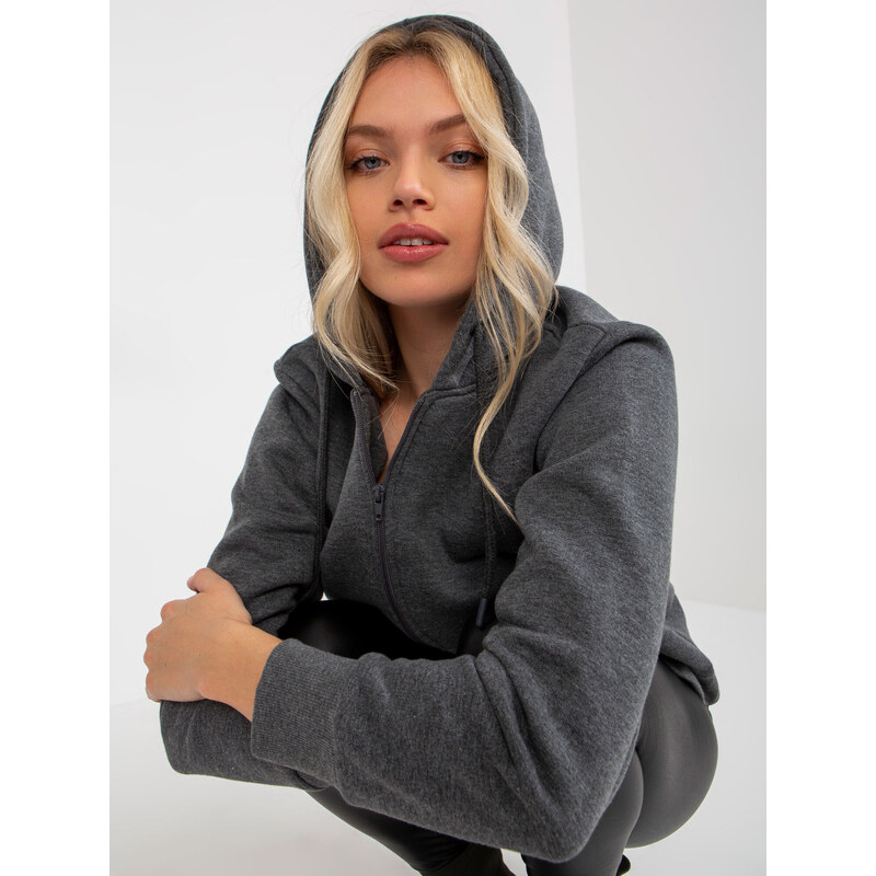 RUE PARIS Sweatshirt-CT-BL-F-621087.65P-dark gray 64685369