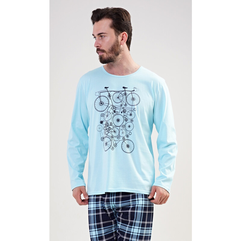 Vienetta MAN Pánske pyžamo dlhé Bicykel 36731108