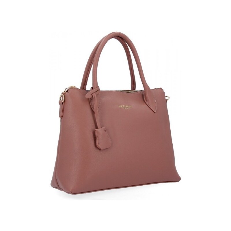 Dámska kabelka kufrík Herisson špinavá ružová 1702A713 36733395