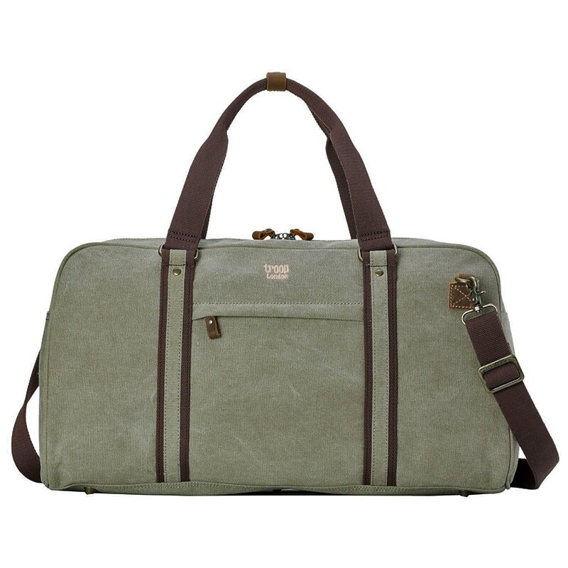 Veľká cestovná taška Troop London (GT492) zelená 31L 36733598