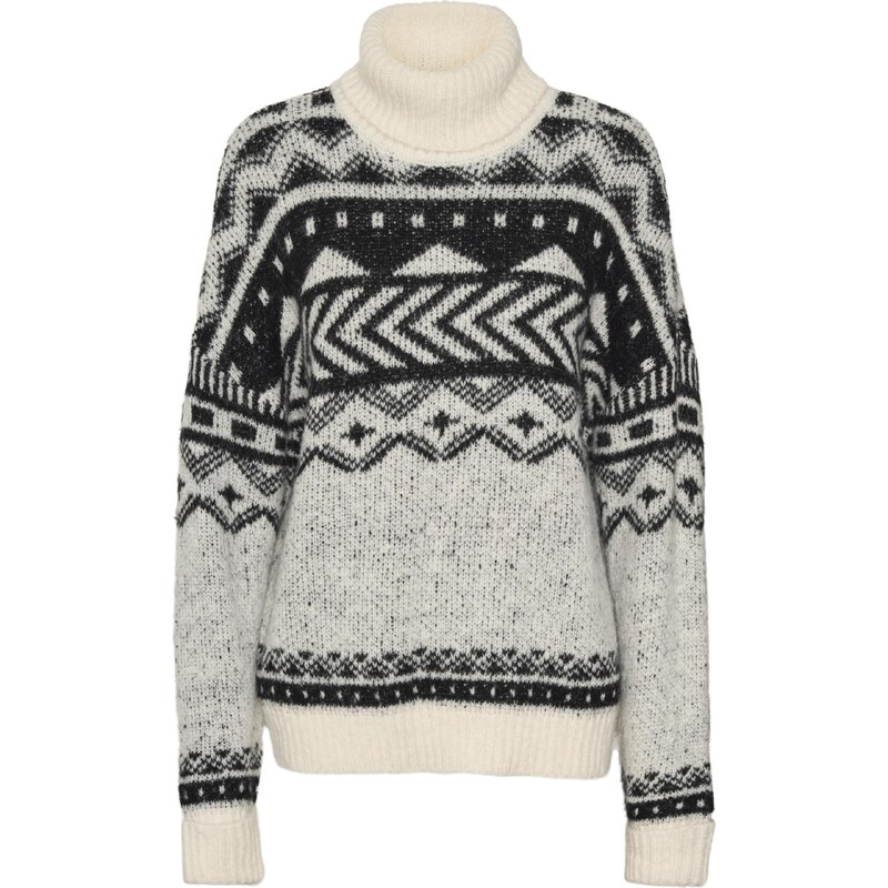 Noisy may Sveter SHARE krémová / čierna 54238393