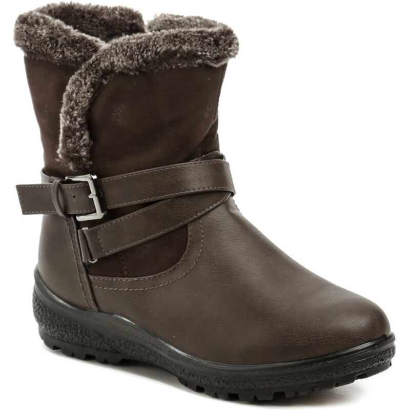 Scandi 262-0166-B1 hnedé dámske zimné topánky 36734828