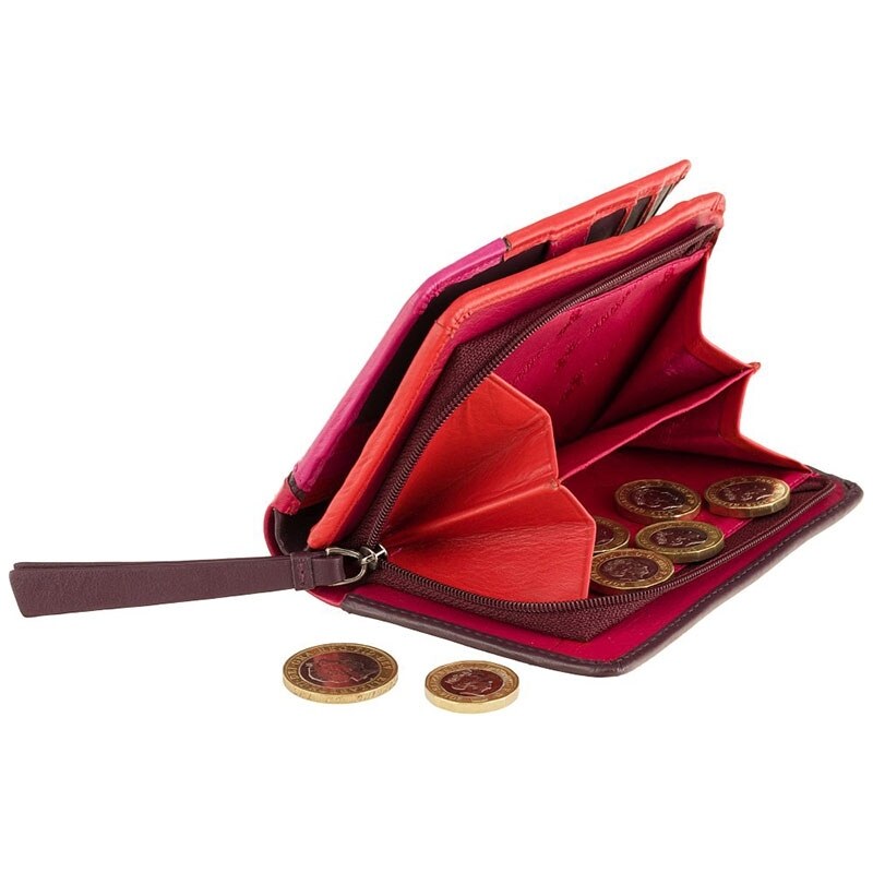 Značková dámska kožená peňaženka Visconti (KDPN255)
