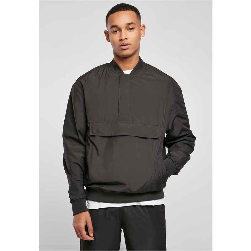 Urban Classics Pullover Bomber Jacket Black 57100265