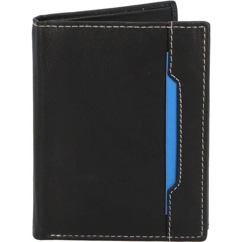 Pánska kožená peňaženka čierna - Diviley Rangan R Blue čierna 27515678