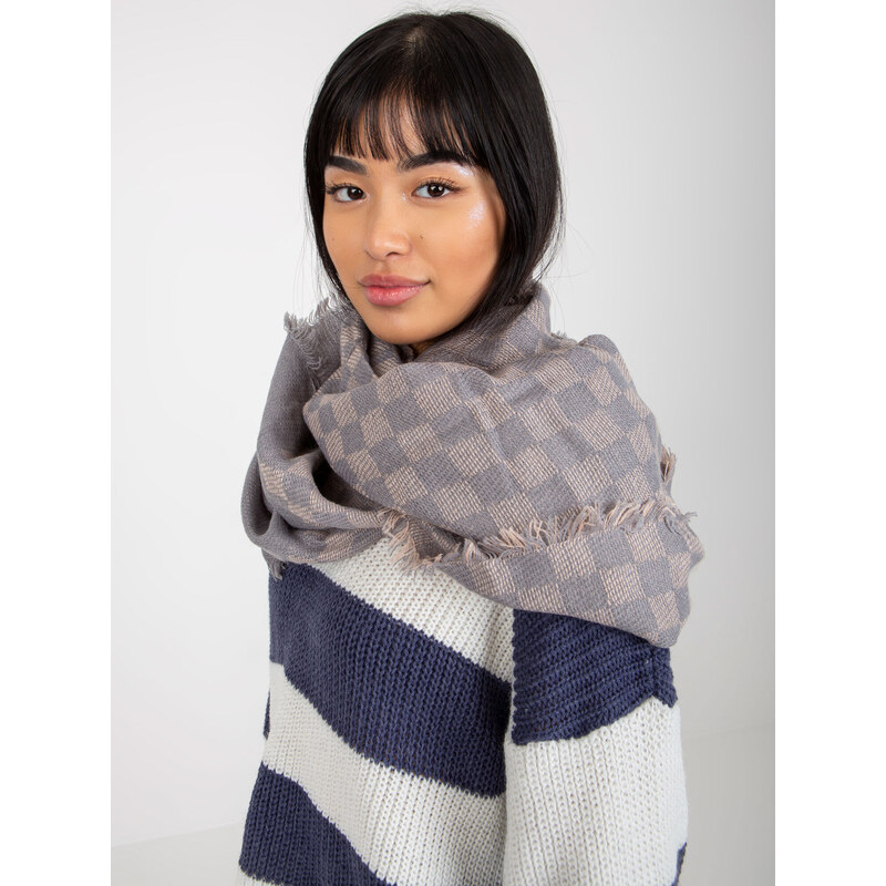 Factory Price Scarf-AT-KM-9501.10-grey-pink 64685108
