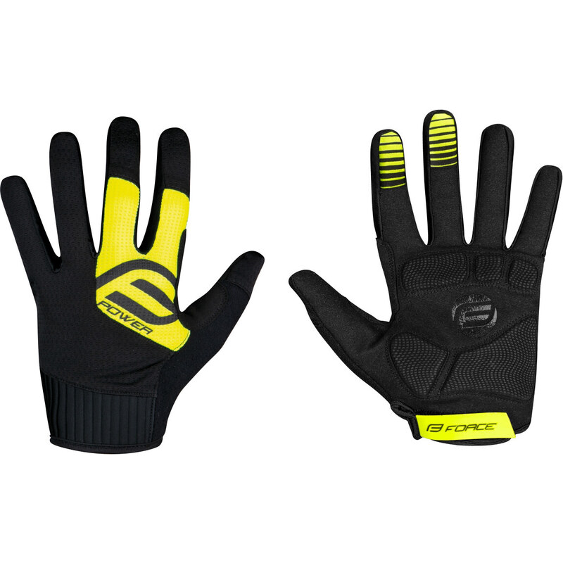 FORCE rukavice MTB POWER, čierno-fluo 36757429