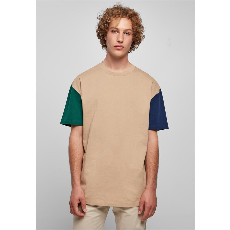 Urban Classics Organic oversized T-shirt Colorblock unionbeige 65371686