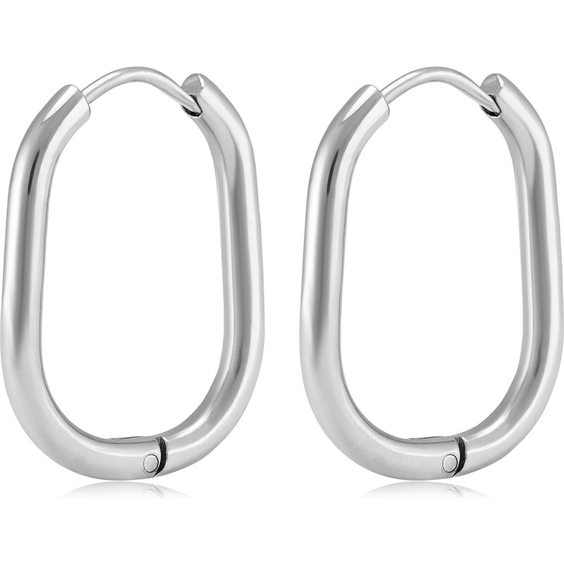 Troli Nadčasové oceľové oválne náušnice VAAJDE201253-2-S 66593688