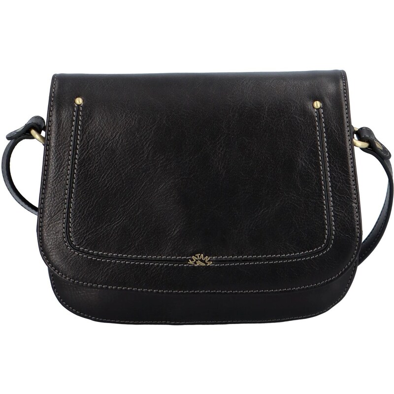 Dámska kožená crossbody kabelka čierna - Katana Versa B čierna 36768733