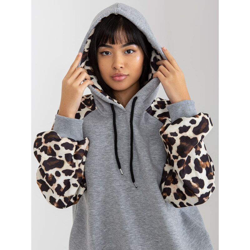 ex moda Sweatshirt-EM-BL-663.94-grey 64787547