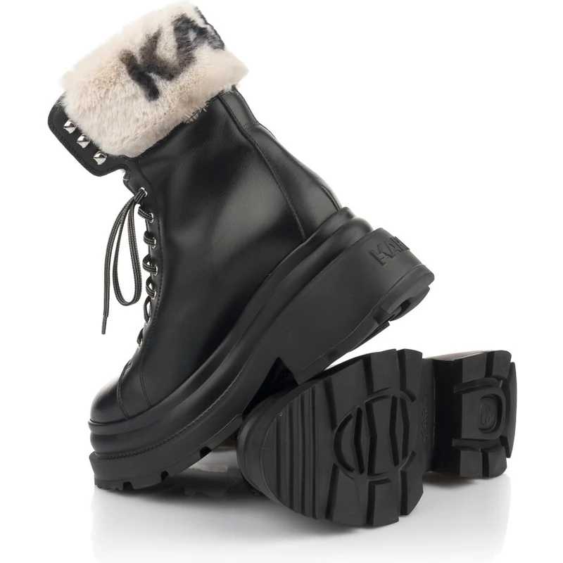 ČLENKOVÁ OBUV KARL LAGERFELD DANTON KOLLAR LACE HI BOOT