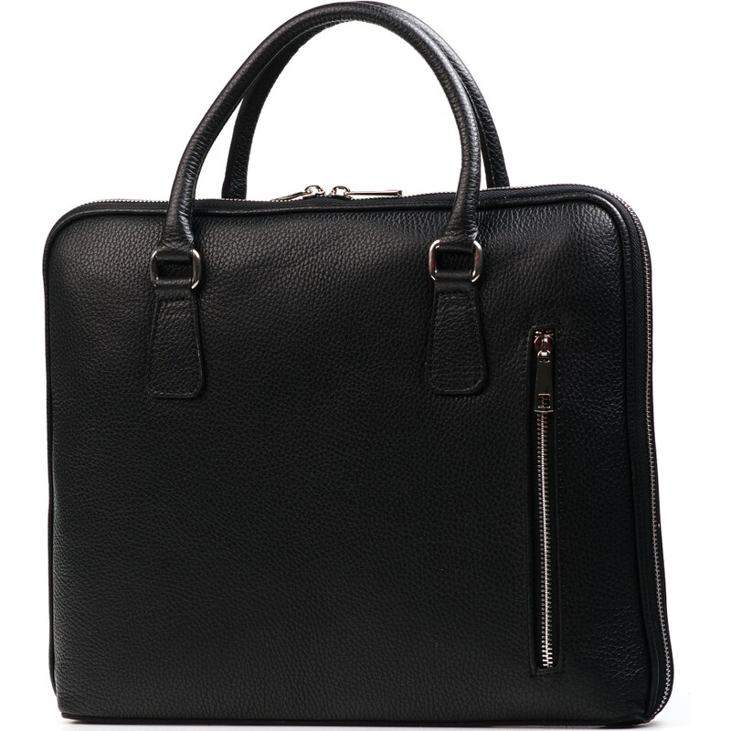 Blaire Kožená taška na notebook Venere čierna 64988024