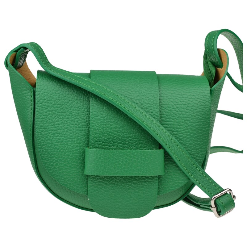 Zelená kožená talianska crossbody kabelka Rerta Verde NovaKabelka.sk 36817819