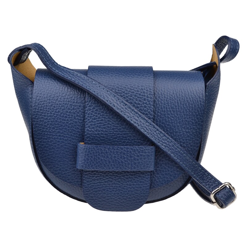 Modrá kožená talianska crossbody kabelka Rerta Blu NovaKabelka.sk 36817817