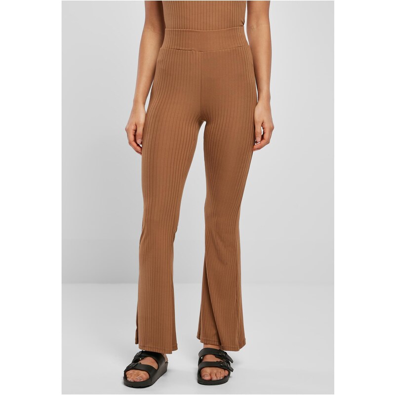 Urban Classics Womens dark taupe leggings with a high waist 57100095