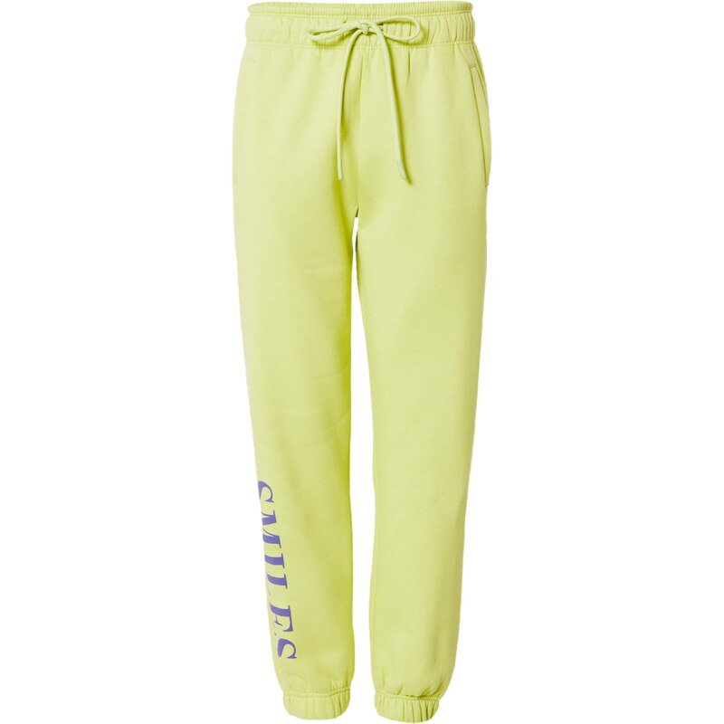 Smiles Nohavice Jarno limetová / fialová 63143289