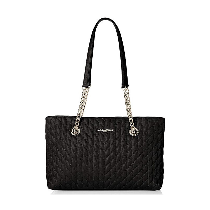 Karl Lagerfeld Kabelka Paris Karolina Chain Tote Black Silver 36851304