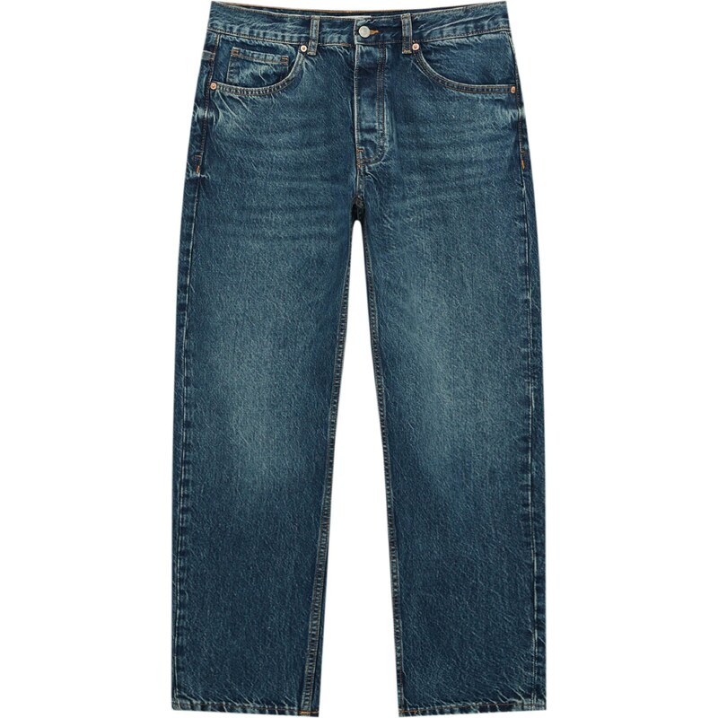 Pull&Bear Džínsy tmavomodrá 36838294