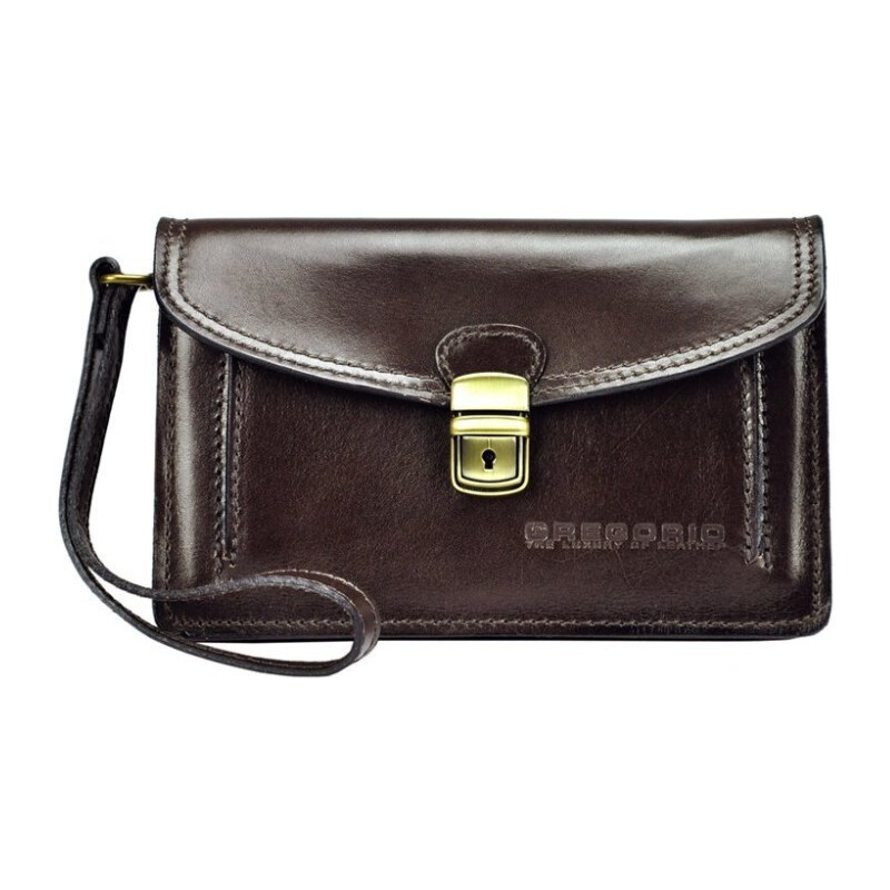 Gregorio Kožená Pánska Dokladová Taška Tmavo Hnedá Tmavo Hnedá 36840454