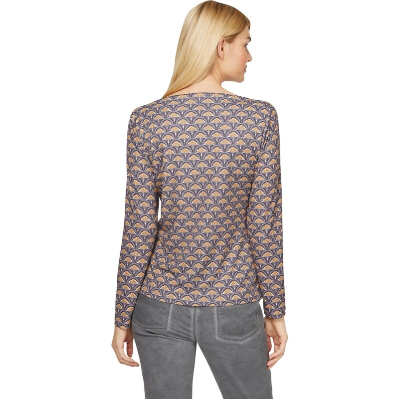 heine Tričko sivá / oranžová / biela 54235739