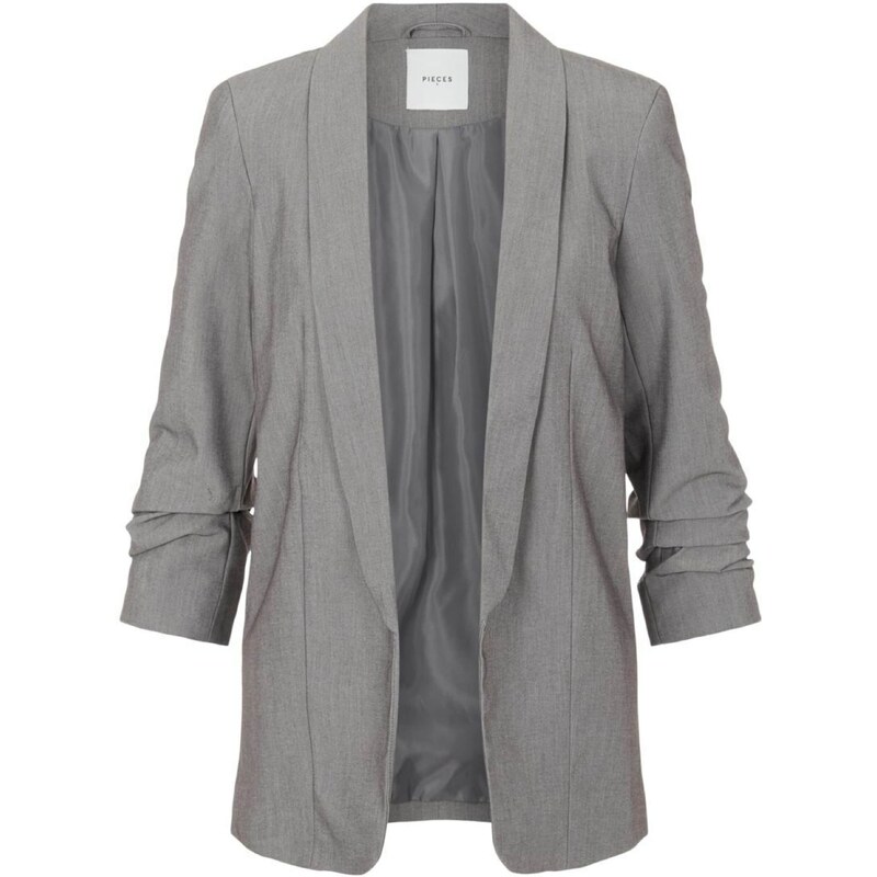 PIECES Blejzer BOSELLA sivá 28943114