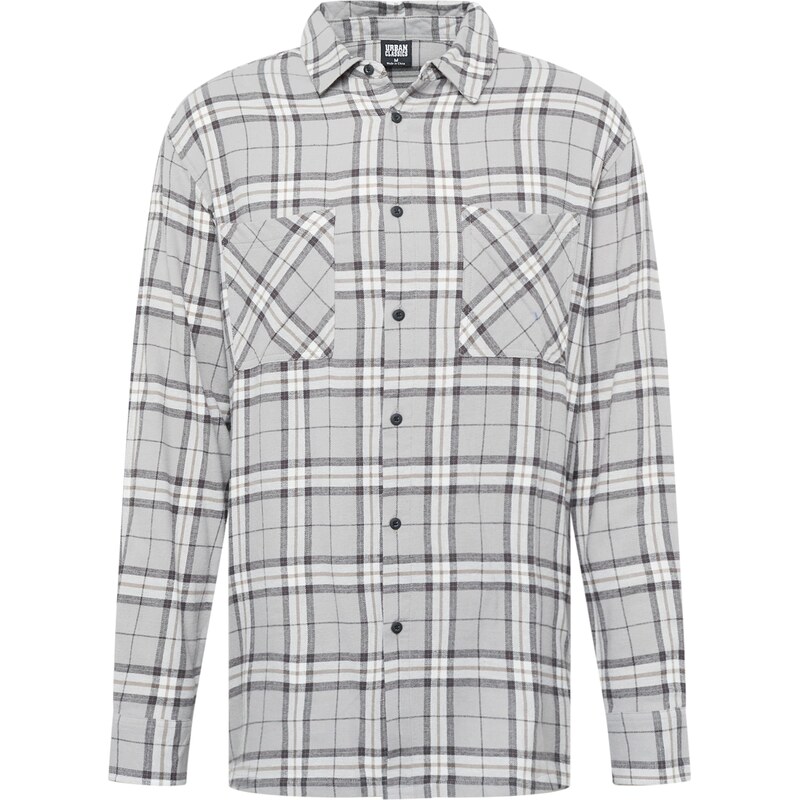 Urban Classics Košeľa svetlohnedá / sivá / čierna / biela 67284663