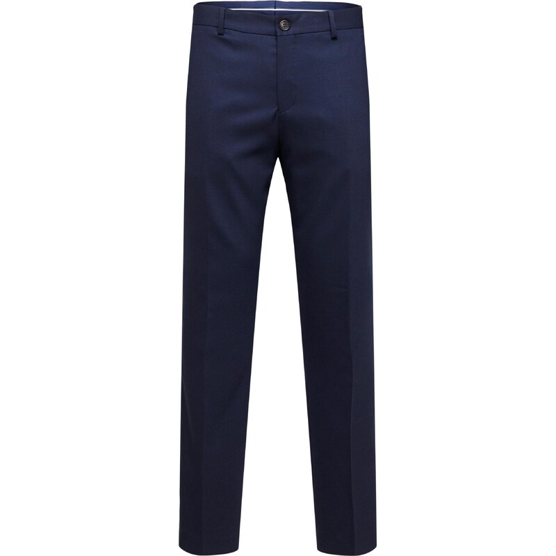 SELECTED Nohavice s pukmi SLHNeli námornícka modrá 37189016