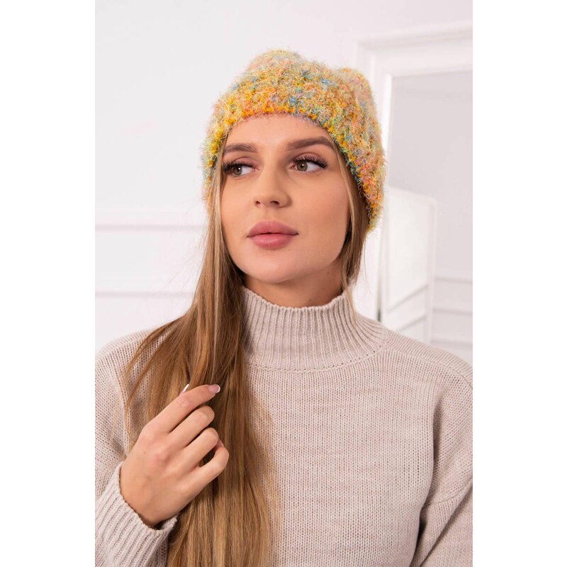 MladaModa Dámska čiapka Tina K259 farba kiwi 36782030