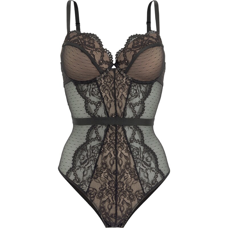 LASCANA Body béžová / čierna 54240219