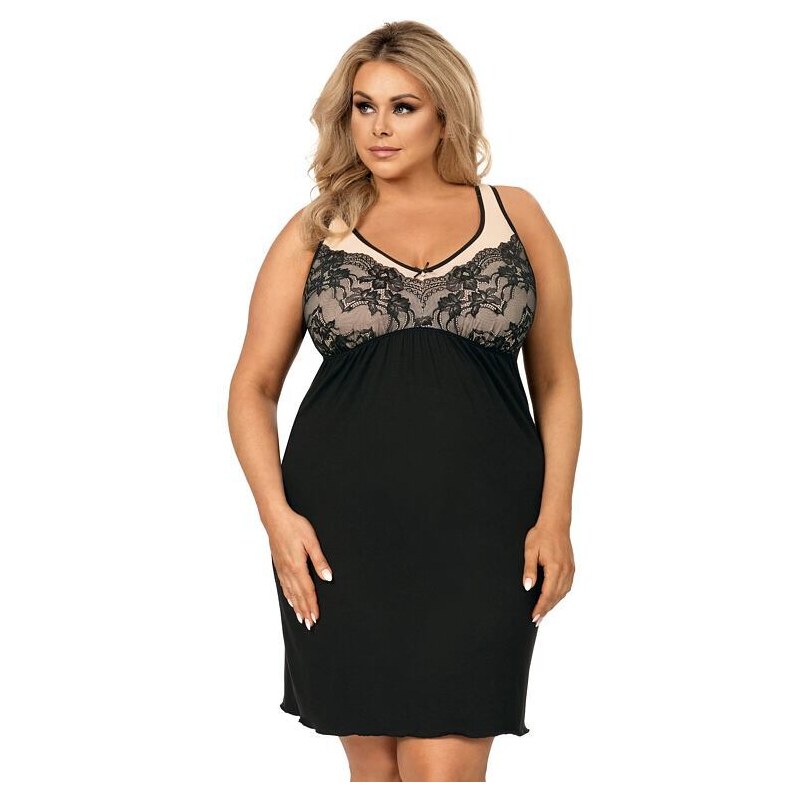 Donna Luxusná košieľka pre plnoštíhle Sarah čierna 16031759