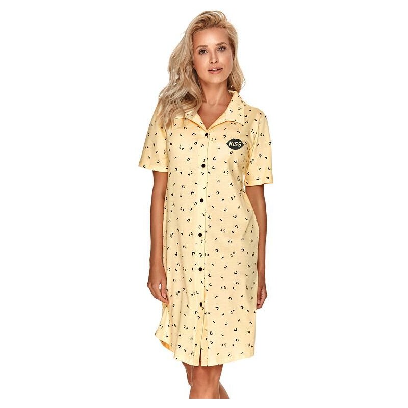 Taro Dámska košieľka Adela žltá s gombíkmi 29723314