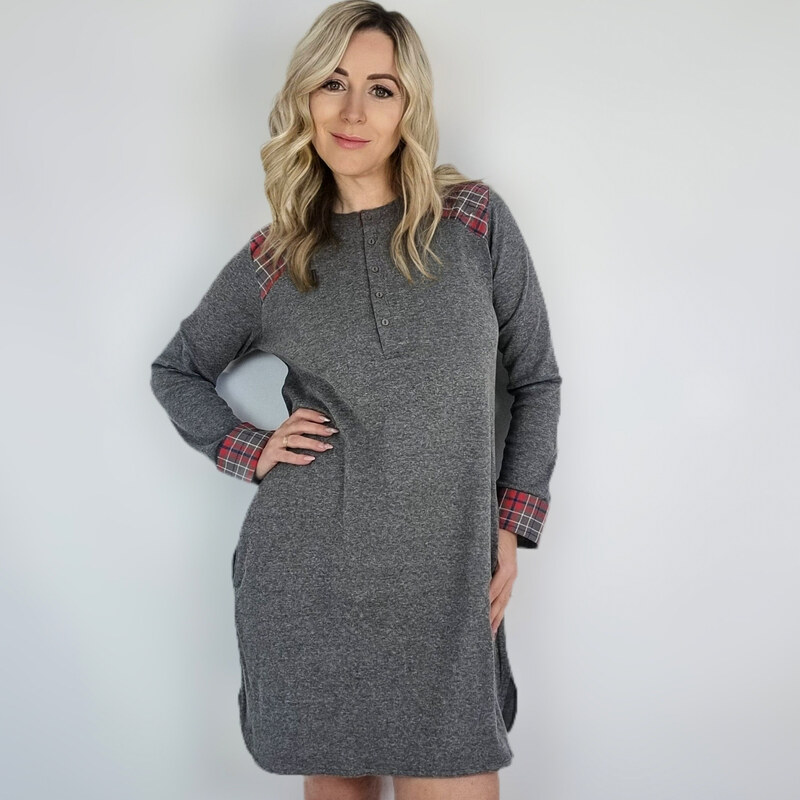 Nočná košeľa Laura Biagiotti Grigio 56369264