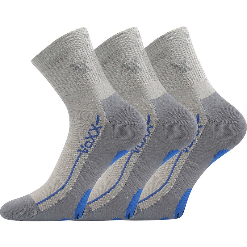 3PACK ponožky VoXX sivé (Barefootan-grey) 36916817