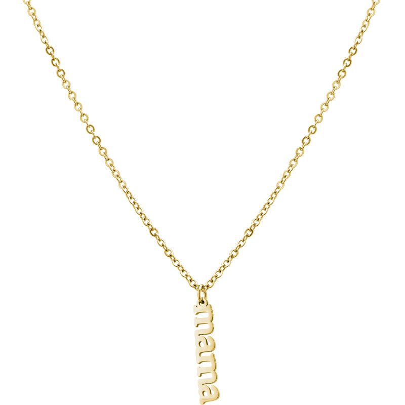 Troli Pozlátený náhrdelník s príveskom Mama VEDN0451SG 66584013