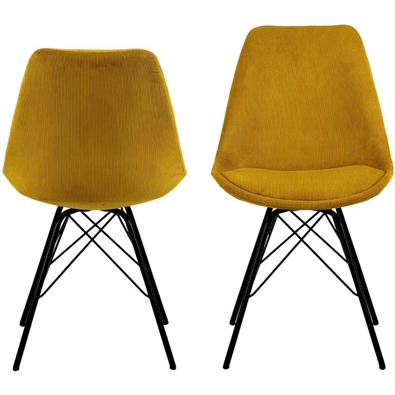 ACTONA Jedálenská stolička žltá