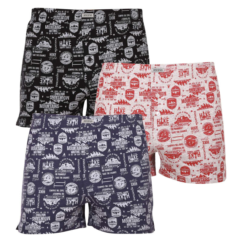 3PACK pánske trenky Andrie viacfarebné (PS 5676) 68707206
